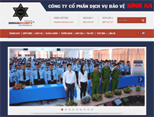 Tablet Screenshot of binhansecurity.com.vn